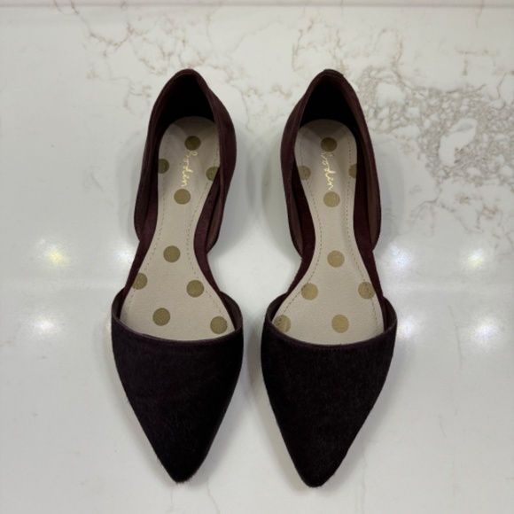 Baloree Pony Flat Shoes (Burgundy) main image 0